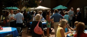 Homecoming Patio scene