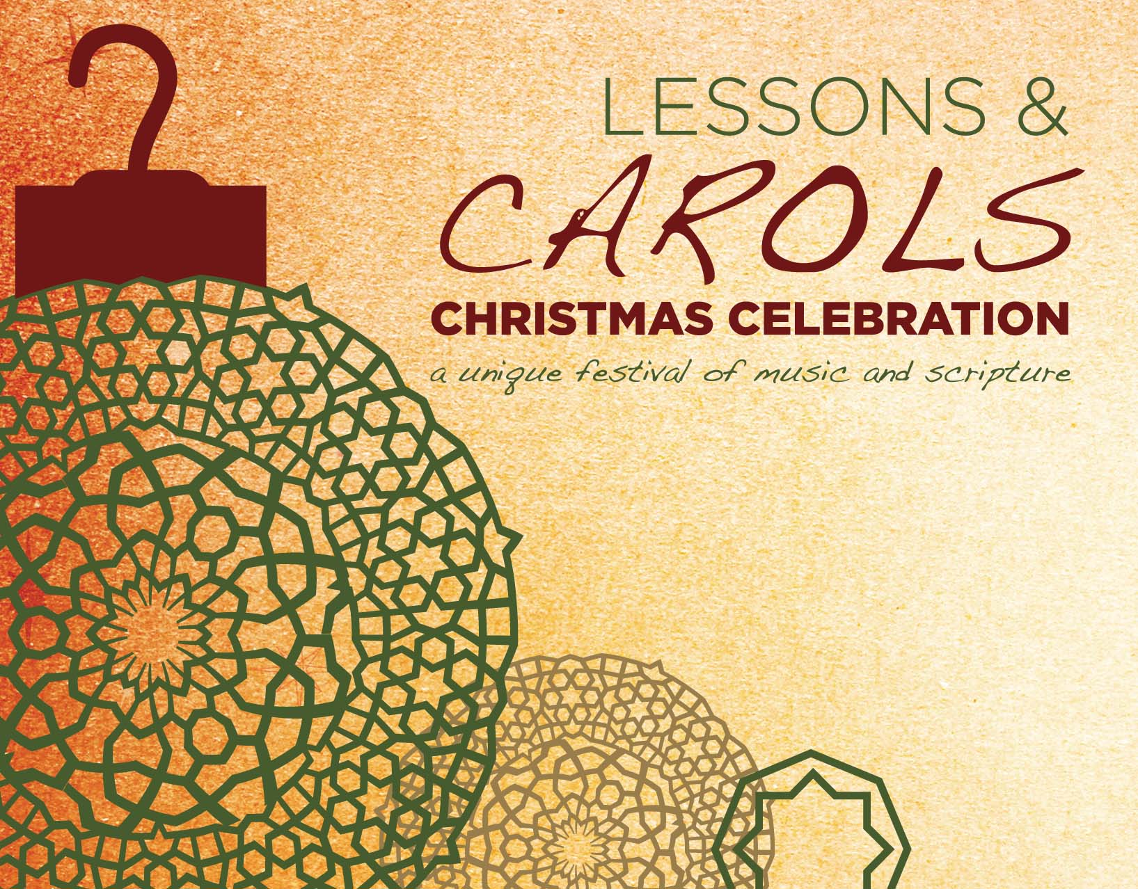 Service Of Lessons Carols Sunday December 13 At 10am All Saints 