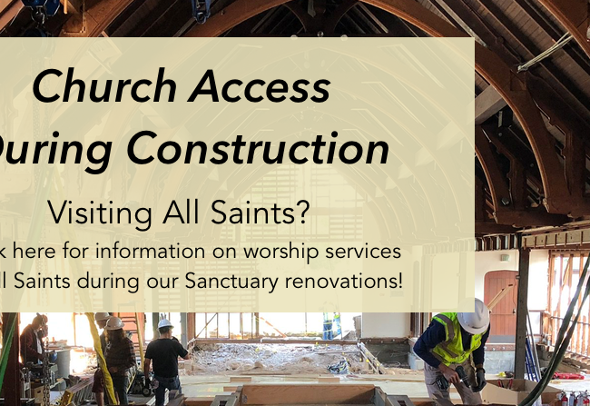 Church Access During Construction