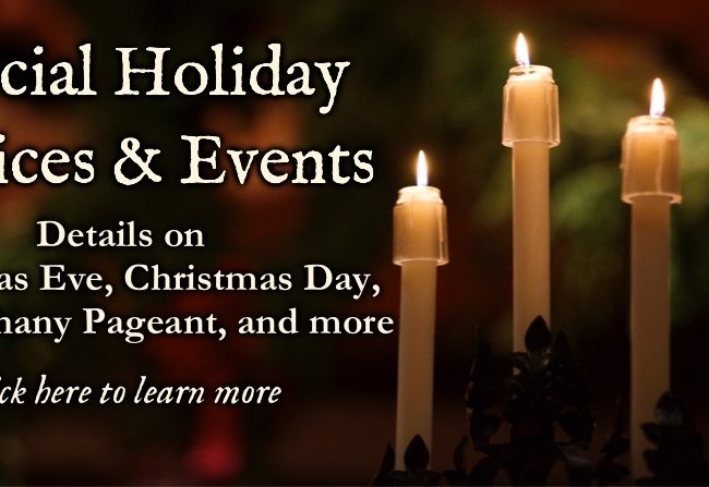 Special Holiday Services & Events