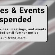 All Saints Services, Meetings, and Events Suspended